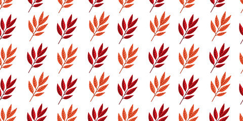 Design Featuring an Artistic Pattern of Autumn Leaves with Vibrant Colors and Charm