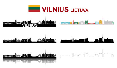 Vilnius skyline "NO AI"