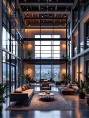 interior of a hotel
