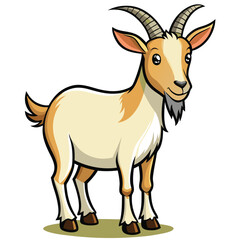 Obraz premium Cute cartoon goat (2)