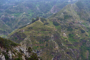 Volcanic cliffs and peaks in Anaga