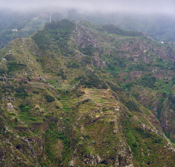 Volcanic cliffs and peaks in Anaga