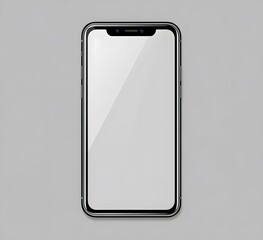 Sleek Smartphone Mockup with Blank Screen and Minimalist Design