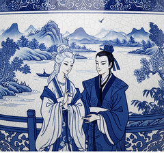 Traditional Chinese Gongbi painting