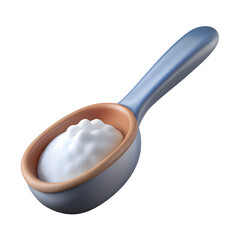 A spoonful of sugar icon with white granules