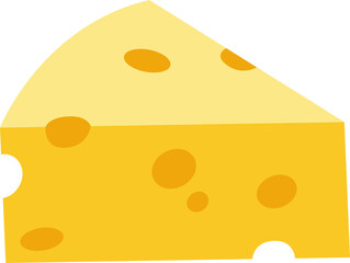 Fototapeta premium 체더 치즈 조각 슬라이스