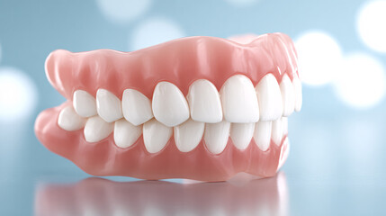 Obraz premium Complete Dentures A Comprehensive Guide to Full Mouth Replacement