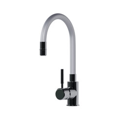 Modern kitchen and bathroom faucet chrome plated