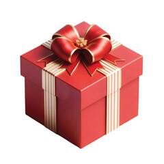 Obraz premium a red gift box vector