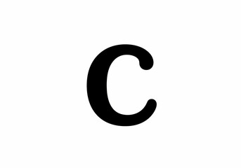 Fototapeta premium Lowercase Letter C