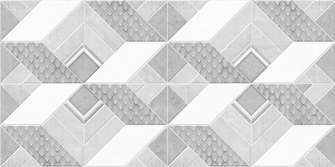 Multicolor Ceramics Digital Tiles, Seamless Decor Design for Bathroom, Kitchen, Living Room...