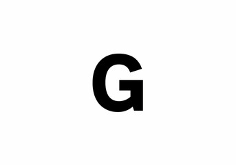 Bold Capital Letter G
