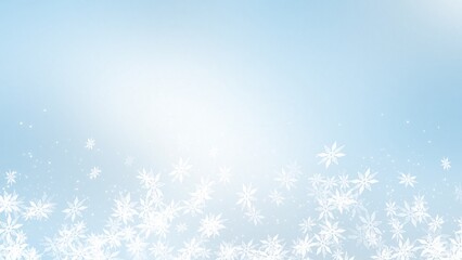 Abstract Backgrounds, snowflake on blue light ,illustration wallpaper
