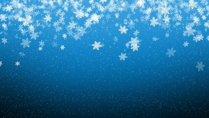 Abstract Backgrounds, snowflake on blue ,illustration wallpaper