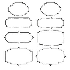 Set of Vintage Border Frame for Decoration