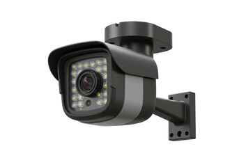 Isolated Modern Outdoor Surveillance Security Camera