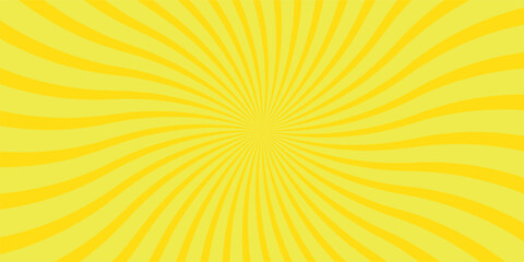 Obraz premium Abstract Sunburst Design with a Yellow Color Palette for Backgrounds and Designs.Radiant Yellow Sunburst Background Design