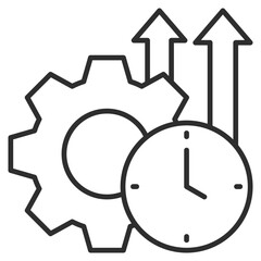 Productivity Outline Icon