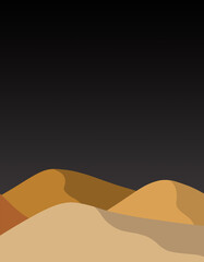 sand dunes in the desert