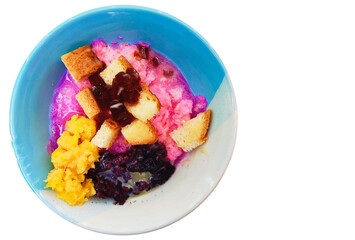 Traditional Indonesian Es Doger Shaved Ice