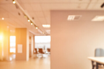 Blurry Empty Luxury Office 