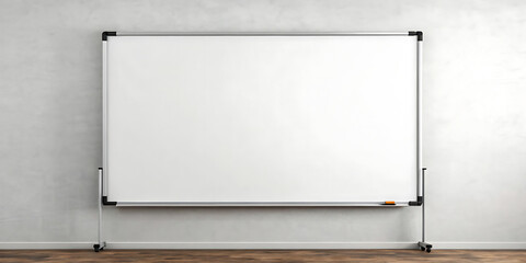 blank white board