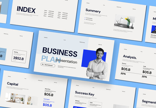 Modern Business Plan Presentation Template