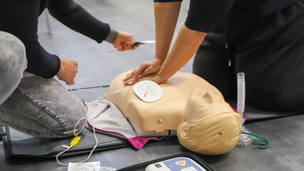 first aid course - company safety - cardiac massage - Basic Life Support