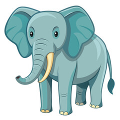 Fototapeta premium Cartoon Elephant