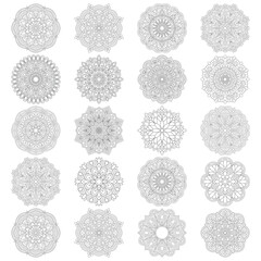 Intricate 20 Mandala Pack, Perfect for Yoga Art, Tattoos, Posters