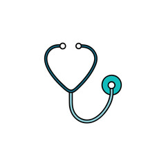 A stethoscope used for medical examinations