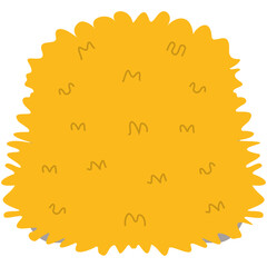 Carpet Illustration. Cartoon wool carpets. Cartoon woven rugs, textile wool modern carpets. Trendy living room, bedroom or bath interior decor, cozy carpets vector symbols set. Home textile collection