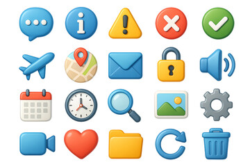 User-Friendly Notification and Tool Icons.