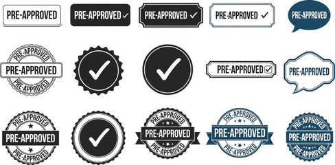 Pre approved vector design elements collection for business and marketing