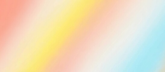 Soft gradient background with pastel colors blending from peach to yellow to light blue creating a smooth effect