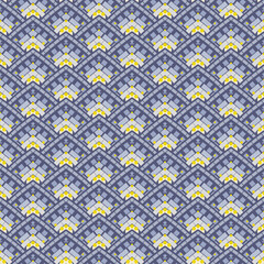 Pattern seamless scale abstract denim color