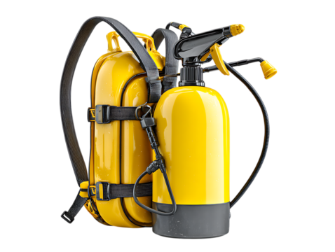 Modern backpack sprayer for agricultural plant care