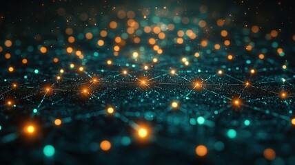 Digital Network and Data Connection Abstract Background network data digital abstract connection ai