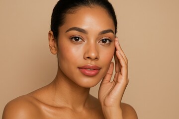 Elegant natural beauty portrait.