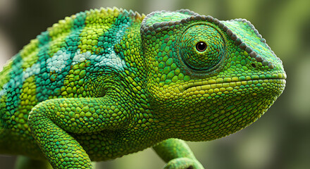 Obraz premium chameleon on a branch