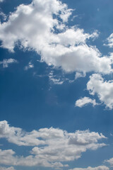 blue sky with clouds