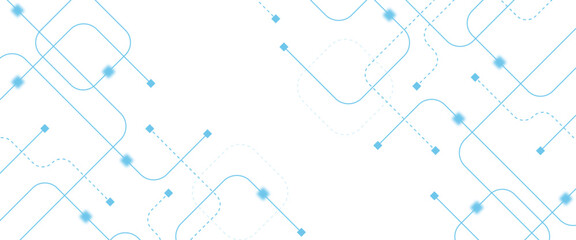 Abstract futuristic technology background. Technology background with crossed lines and dots.