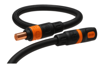 Heat-resistant battery cable with protective sheath for racing cars