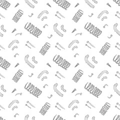 construction pattern. construction tool seamless pattern. doodle construction seamless pattern. construction tool background