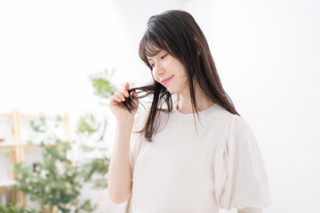 女性　ヘアケア