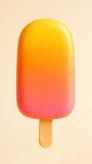 Vibrant summer popsicle illustration.