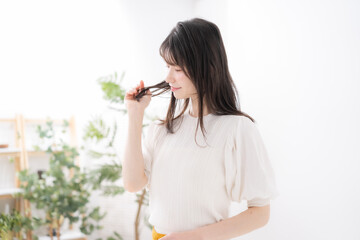 女性　ヘアケア