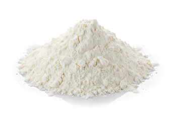 Closeup of a Pile of White Flour