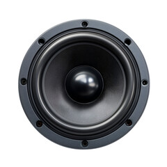 Speaker isolated on white background, Car Speaker on white background with work path, High resolution focus stacking photography