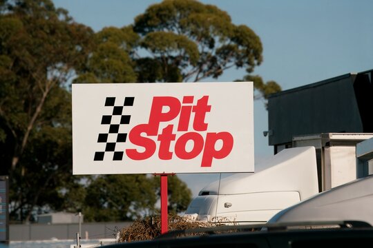 Pit Stop Automotive Service Signage 